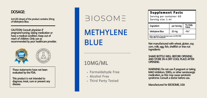 Biosome Methylene Blue (10MG/ML) – Unlock Your Peak Performance - Biosome